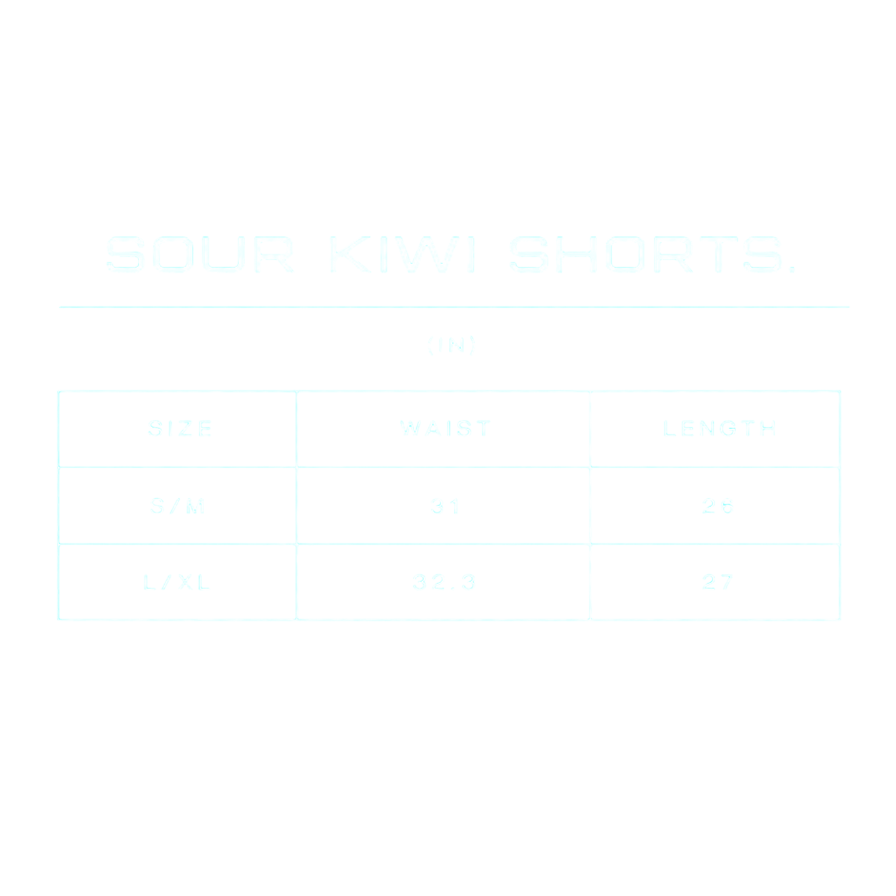 Sour Kiwi Shorts