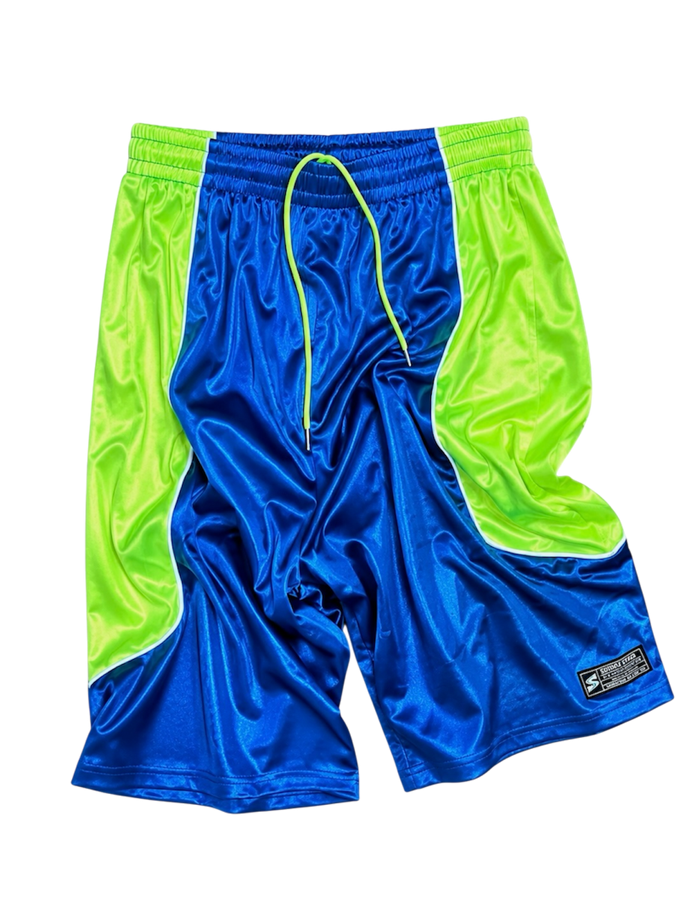 Ocean-Lime Shorts