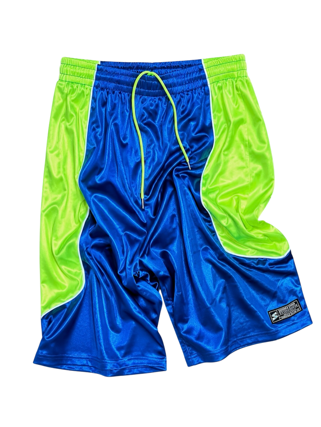 Ocean-Lime Shorts