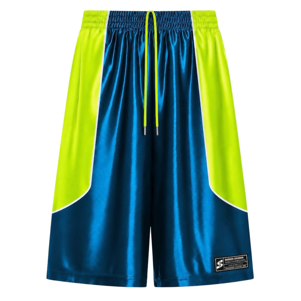 Ocean-Lime Shorts