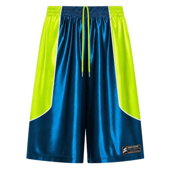 Ocean-Lime Shorts