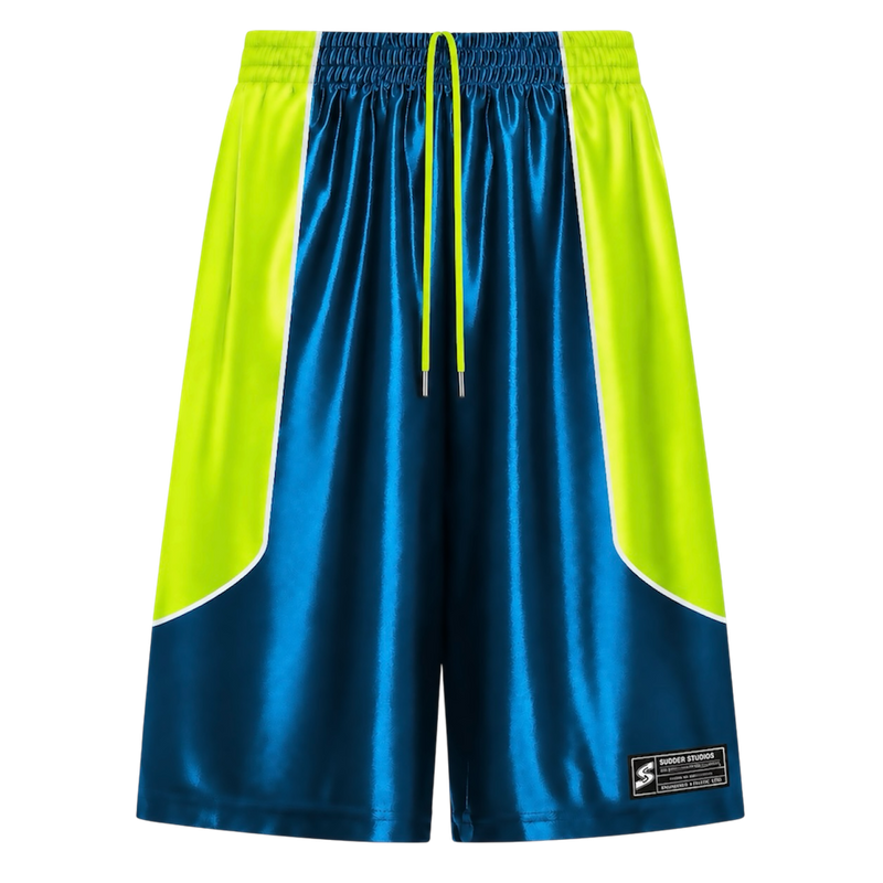 Ocean-Lime Shorts